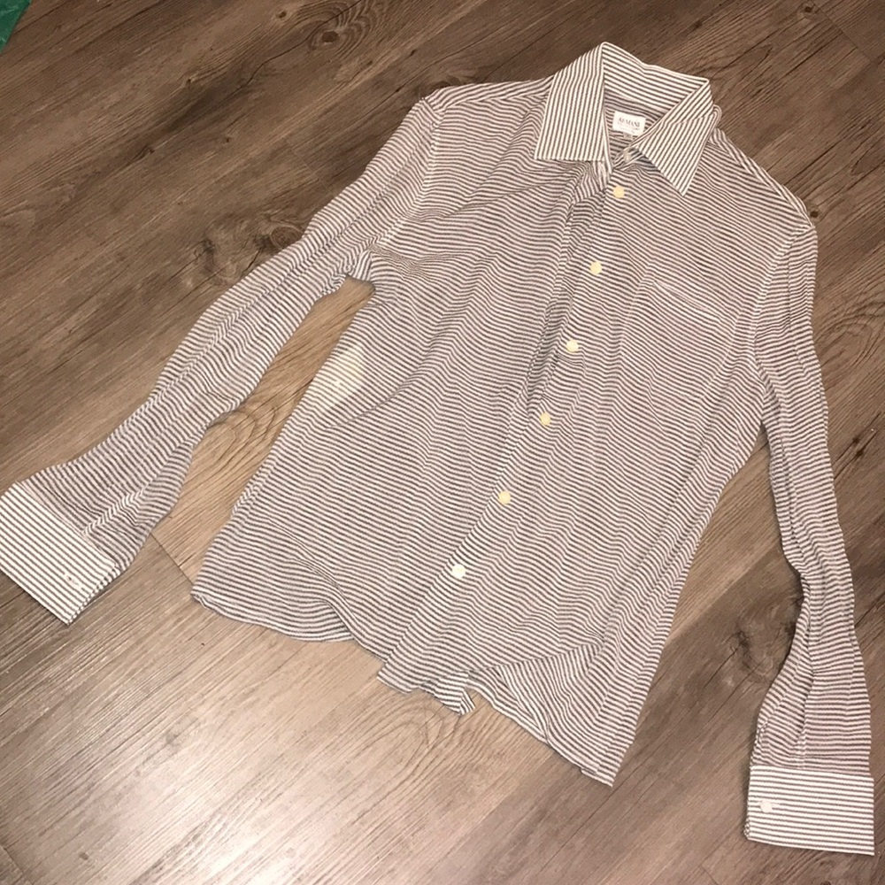 Vintage BOUGHT IN ITALY Armani long sleeve shirt